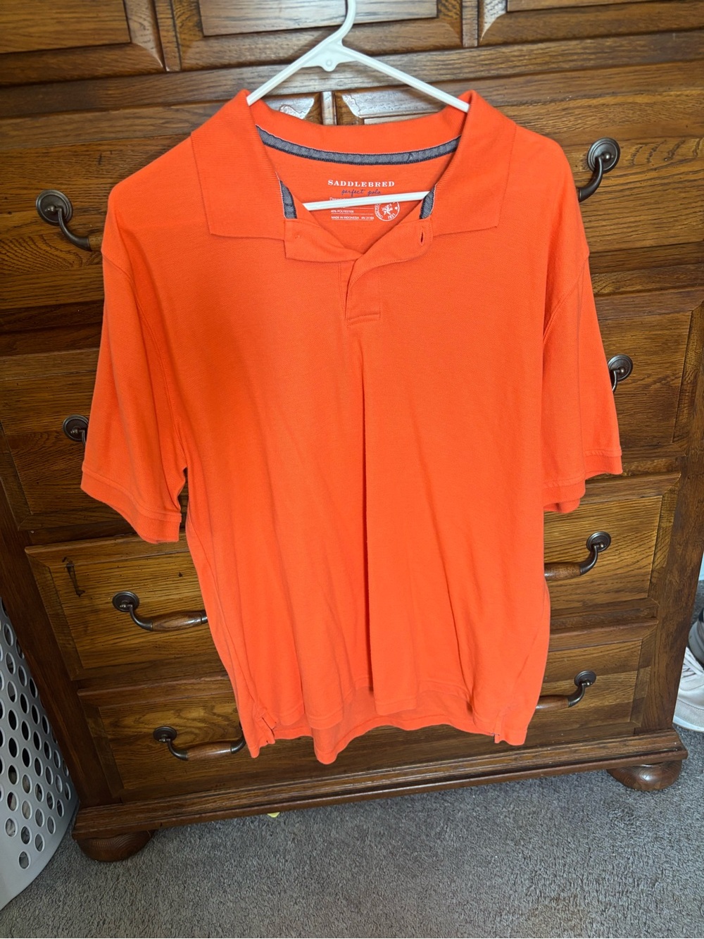 Saddlebred Bright Orange Men’s Polo